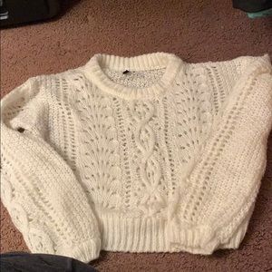 cropped sweater